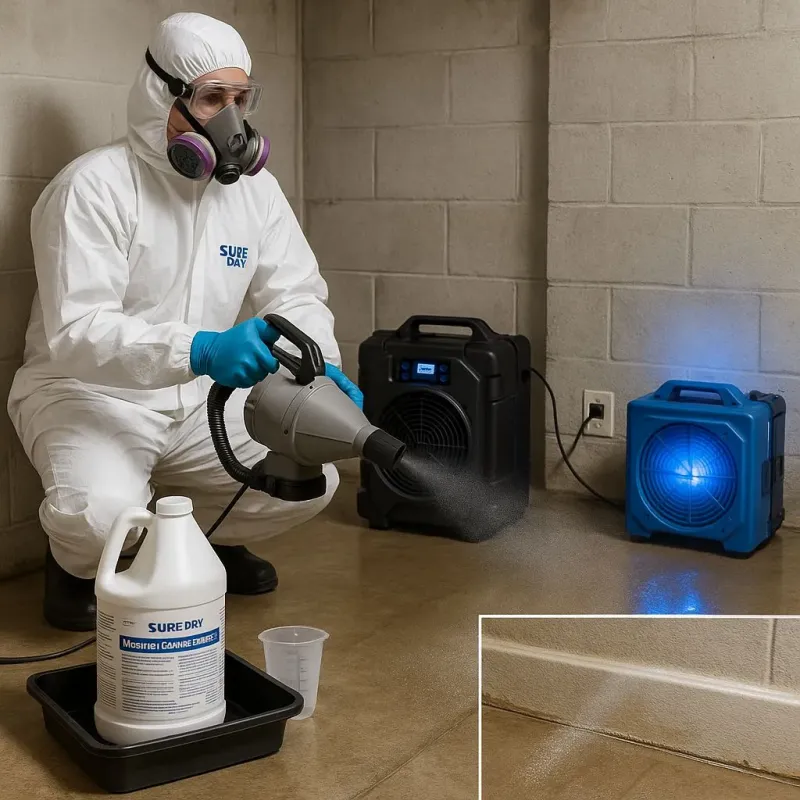 Sanitization and Odor Removal process in Shakopee, MN